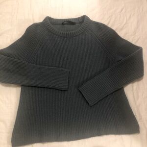 Jenni Kayne Charcoal Ribbed Crew Neck Sweater
